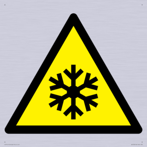 W010 Warning: Low temperature/freezing conditions
